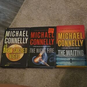 Michael Connelly Hardcover Book Set Of 3...Ballard And Bosch Series